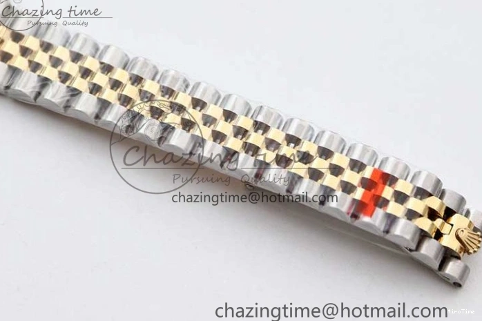 MiroTime 0105 Datejust 28mm 279179 SS YG TWF Best Edition White Diamonds Markers Dial on SS YG Jubilee Bracelet NH SunProtective 2144